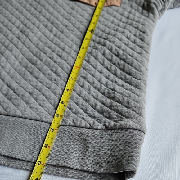 Patagonia Quilted Pullover in Gray and Tan M - Picture 6 of 8